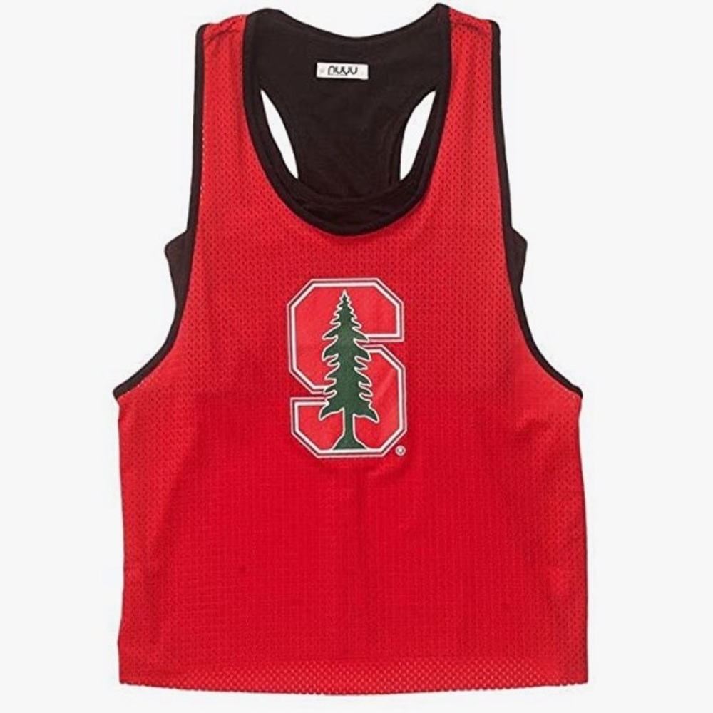 Stanford University Mesh Tank with Attached Sporty Bralette